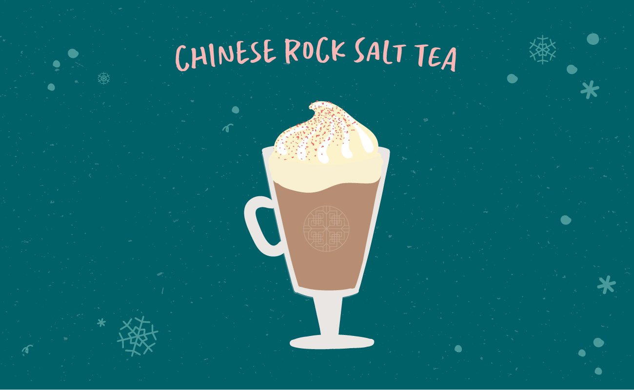 Illustrated graphic of Chinese Rock Salt Tea
