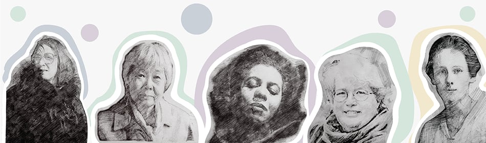 Graphic Illustration Celebrating Women In Canadian History