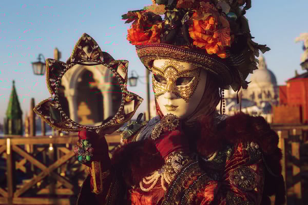Italy - Venice - Carnival Masks_1920